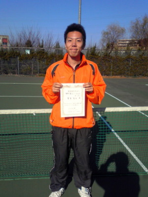 12/24(木) 男子シングルス オープン 優勝＜東大宮テニスクラブ＞