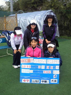 03/19(金) 女子シングルス 中級＜インスピリッツテニスクラブ＞