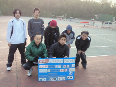 03/20(土) 男子シングルス オープン＜インスピリッツテニスクラブ＞