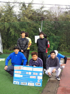 03/26(金) 男子シングルス オープン＜インスピリッツテニスクラブ＞