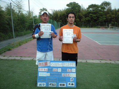 05/22(土) NOAH CUP 男子ダブルス 初級 優勝＜インスピリッツテニスクラブ＞