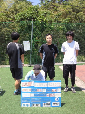 06/01(火) 男子シングルス 超初級＜インスピリッツテニスクラブ＞