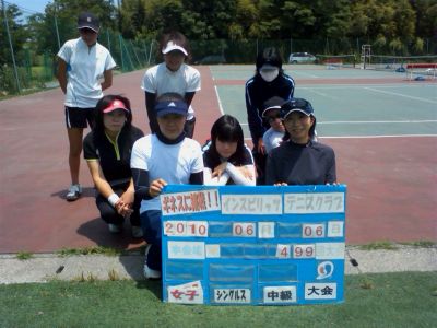 06/06(日) 女子シングルス 中級＜インスピリッツテニスクラブ＞