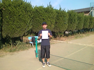 06/06(日) 男子シングルス 初級 優勝＜東雲テニスクラブ＞