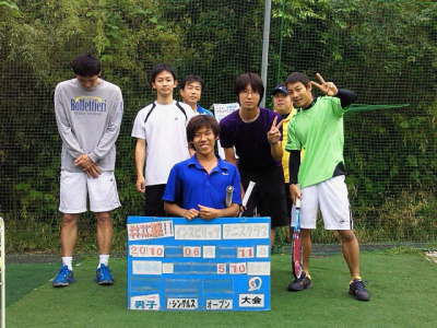 06/11(金) 男子シングルス オープン＜インスピリッツテニスクラブ＞