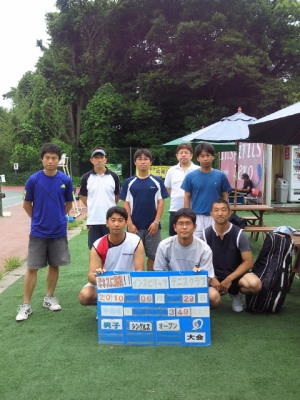 06/29(火) 男子シングルス オープン＜インスピリッツテニスクラブ＞