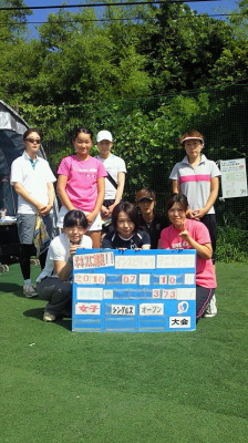 07/10(土) 女子シングルス オープン＜インスピリッツテニスクラブ＞
