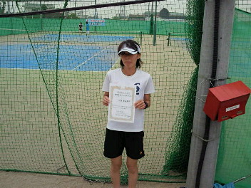  06/05(日) 女子シングルス オープン 優勝＜オールウェイズテニスクラブ＞