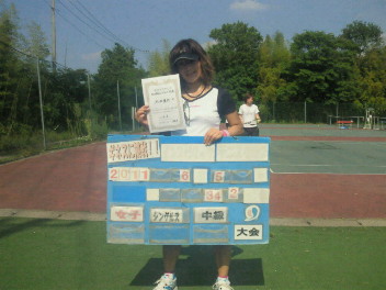  06/06(月) 女子シングルス 中級 優勝＜インスピリッツテニスクラブ＞
