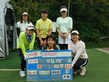  06/10(金) 女子シングルス 初中級＜インスピリッツテニスクラブ＞