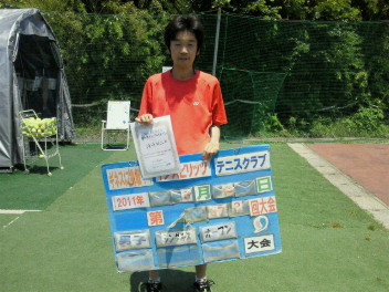  06/22(水) 男子シングルス オープン 優勝＜インスピリッツテニスクラブ＞