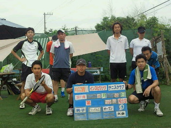  06/28(火) 男子シングルス オープン＜インスピリッツテニスクラブ＞