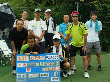  06/28(火) 男子シングルス 初中級＜インスピリッツテニスクラブ＞