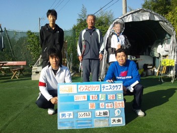 10/28(金) 男子シングルス 上級＜インスピリッツテニスクラブ＞