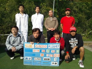11/30(水) 男子シングルス 超初級＜インスピリッツテニスクラブ＞