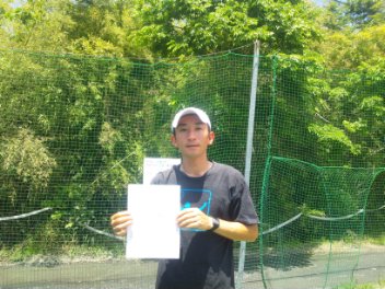 05/23(水) 男子シングルス 中級 優勝＜インスピリッツテニスクラブ＞
