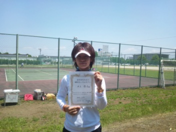 05/27(日) 女子シングルス オープン 優勝＜タムラ狭山スポーツセンター＞