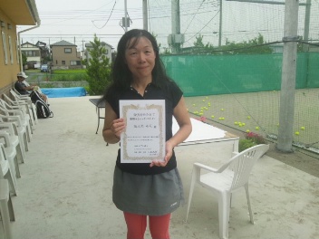 07/25(水) 女子シングルス オープン 優勝＜オールウェイズテニスクラブ＞