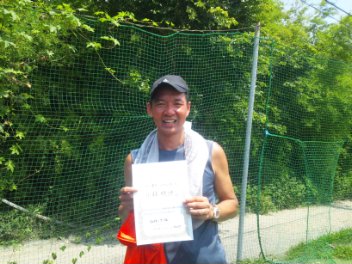 07/26(木) 男子シングルス オープン 優勝＜インスピリッツテニスクラブ＞