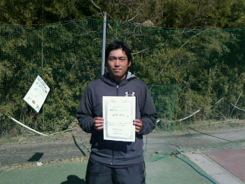 02/20(水) 男子シングルス オープン 優勝＜インスピリッツテニスクラブ＞