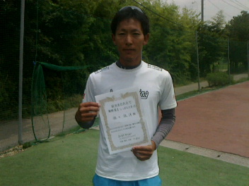 06/28(金) 男子シングルス オープン 優勝＜インスピリッツテニスクラブ＞