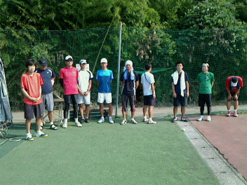 08/01(金) 男子シングルス オープン＜インスピリッツテニスクラブ＞