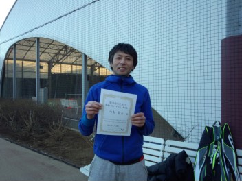 01/24(火) 男子シングルス 初級 優勝＜東大宮テニスクラブ＞