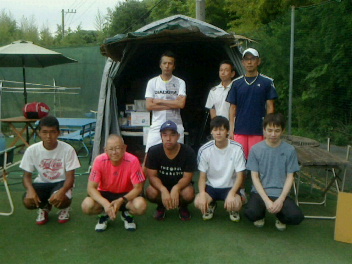 08/01(火) 男子シングルス 中級＜インスピリッツテニスクラブ＞