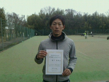 02/22(木) 男子シングルス オープン 優勝＜インスピリッツテニスクラブ＞