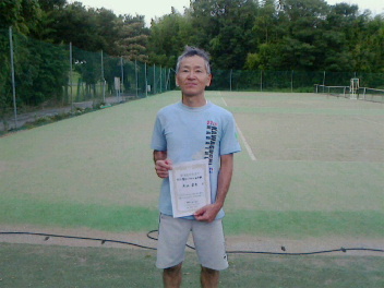 06/26(火) 男子シングルス 初中級 優勝＜インスピリッツテニスクラブ＞
