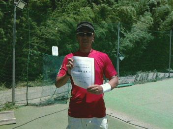 06/29(金) 男子シングルス オープン 優勝＜インスピリッツテニスクラブ＞