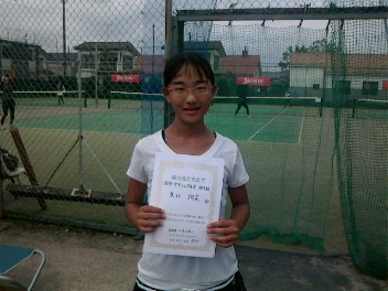 09/24(月) 女子シングルス 初中級 優勝＜イケノヤテニススクール＞