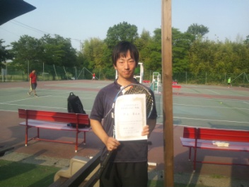 05/27(水) 男子シングルス 初級 優勝＜インスピリッツテニスクラブ＞