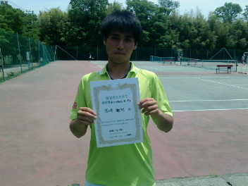 05/23(月) 男子シングルス オープン 優勝＜インスピリッツテニスクラブ＞
