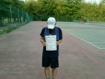 05/27(金) 男子シングルス 初級 優勝＜インスピリッツテニスクラブ＞