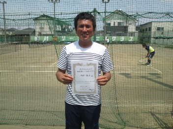 05/29(日) 男子シングルス オープン 優勝＜桶川グリーンテニスクラブ＞