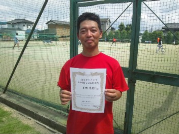 07/31(日) 男子シングルス オープン 優勝＜桶川グリーンテニスクラブ＞