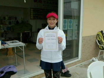 02/26(水) 女子シングルス 中級 優勝＜ALWAYS TENNIS SCHOOL＞