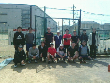 03/21(土) 男子シングルス 初級＜大熊テニスクラブ＞