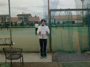 03/30(月) 女子シングルス オープン 優勝＜イケノヤテニススクール＞