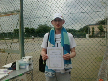 07/24(金) 男子シングルス 中上級 優勝＜エステス・テニスパーク＞