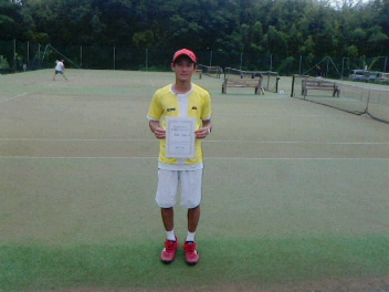 07/29(水) 男子シングルス オープン 優勝＜インスピリッツテニスクラブ＞
