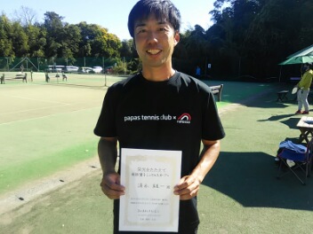 11/05(木) 男子シングルス オープン 優勝＜インスピリッツテニスクラブ＞