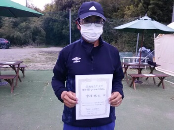 03/25(木)男子シングルス 中級 優勝＜インスピリッツテニスクラブ＞