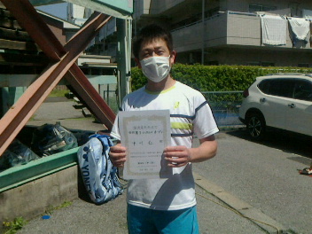 04/30(金) 男子シングルス オープン 優勝＜トマトインドアテニスクラブ＞
