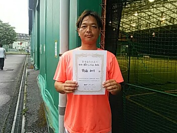 05/17(月) 男子シングルス 初級 優勝＜トマトインドアテニスクラブ＞
