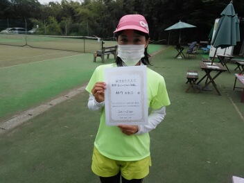 05/20(木)女子シングルス 初級 優勝＜インスピリッツテニスクラブ＞