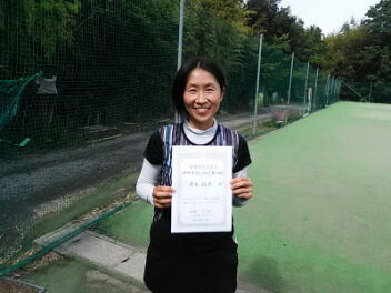 05/28(金)女子シングルス 初中級 優勝＜インスピリッツテニスクラブ＞