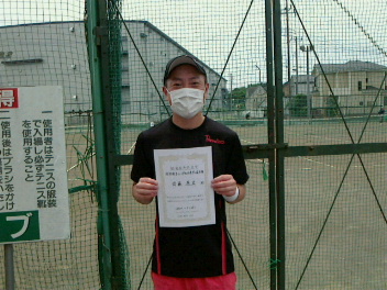 05/29(土) 男子シングルス オープン選手権 優勝＜大熊テニスクラブ＞