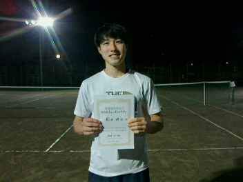 05/29(土) 男子シングルス オープン 優勝＜大熊テニスクラブ＞